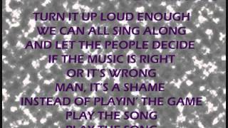 PLAY THE SONG - JOEY AND RORY WITH LYRICS