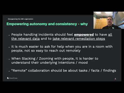 LISA21 - "Disorganizing"" Your SRE Organization