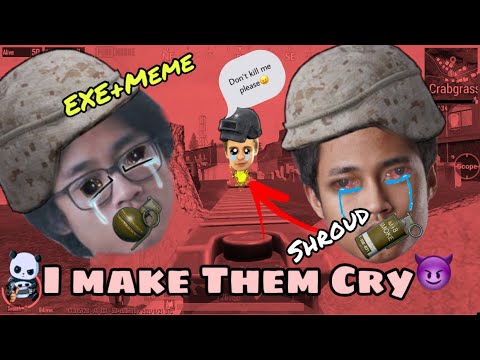 I Make Zuxxy,Luxxy and shroud Cry🙊|MEME+EXE😅|PUBG FUNNY VIDEO🥸