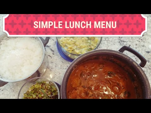 Simple Lunch Menu Routine | American Vegetable in TAMIL | cook rice without cooker | healthy ways