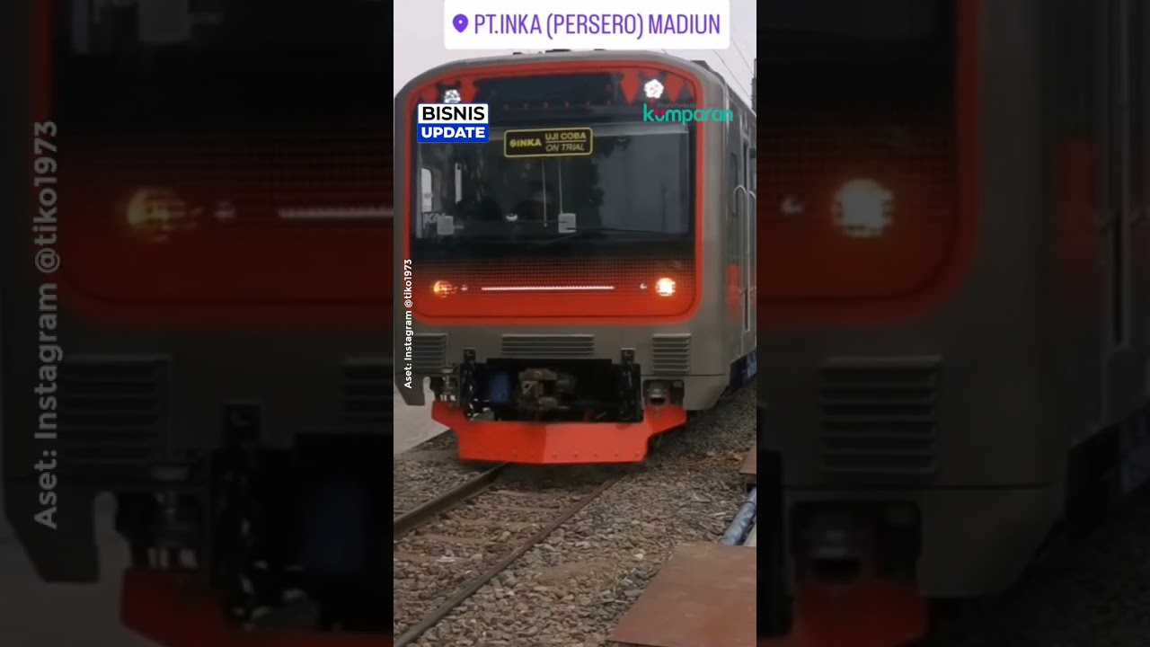 Penampakan KRL Buatan INKA