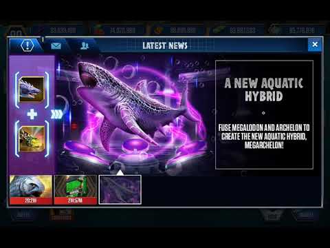 Feeding Megarchelon to MAX 40 LVL || Jurassic World™ The Game