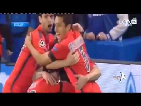 Buts!!! crazy live Chelsea - PSG THIAGO SILVA!!! Champions league 2015 "bein'