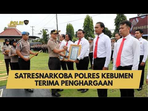 SATRESNARKOBA POLRES KEBUMEN TERIMA PENGHARGAAN