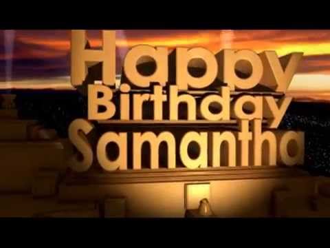 Happy Birthday Samantha