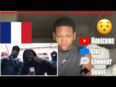 AMERICAN REACTION TO FRENCH RAP Ninho - Kalashnikov feat. Gazo & Freeze Corleone (Clip Vidéo)