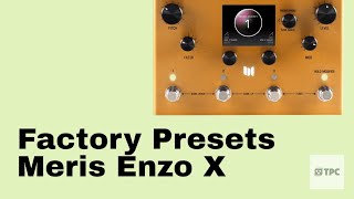 Video thumbnail for All the Factory Presets on the Meris Enzo X // This is their WILDEST pedal yet!!! by THE PEDAL COLLABORATIVE
