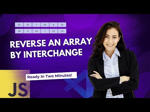 Reverse An Array By Swapping Elements Reverse An Array By Interchanging Elements