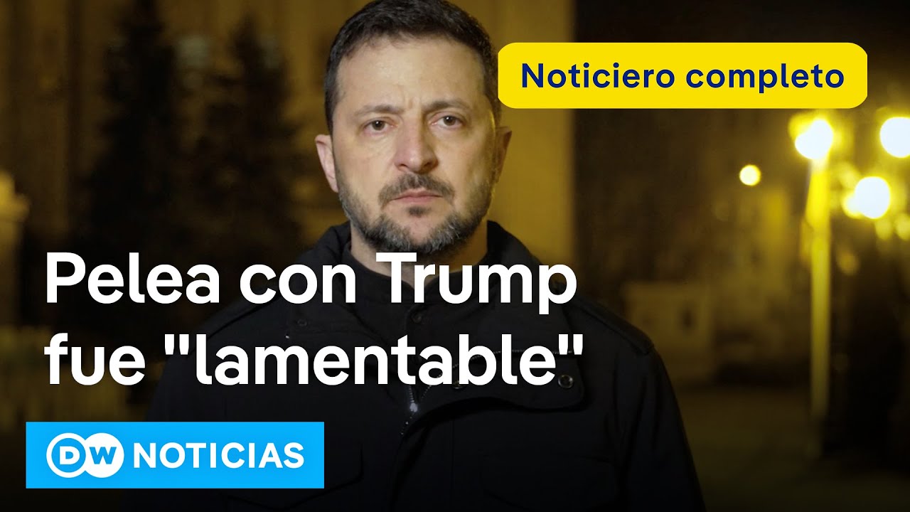 🔴 DW Noticias del 4 de marzo: Zelenski quiere "arreglar las cosas" con Trump [Noticiero completo]