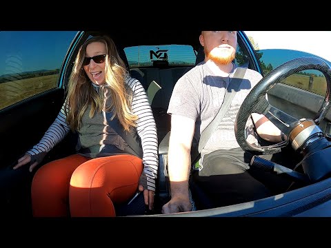 WIFE’S Reaction To 550HP Turbo Civic! She got SCARED!