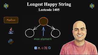 YouTube video 'Longest Happy String - Leetcode 1405 - Java'