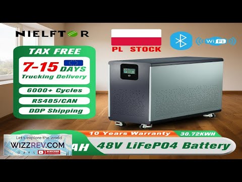 48V 600Ah LiFePO4 Lithium Battery Pack 30Kwh 100Ah 120Ah 200Ah 300Ah Built in