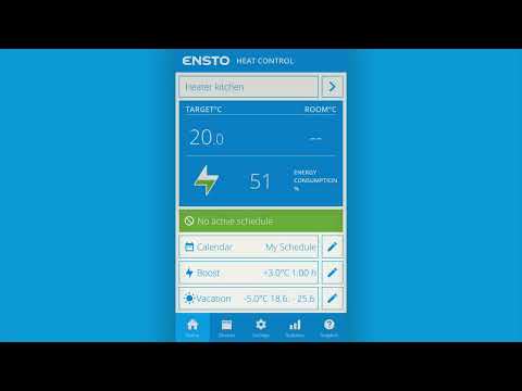 Ensto Elektrinis konvekcinis šildytuvas BETA10-BT-EP video