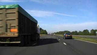 preview picture of video 'Driving On The M5 From J26 (Wellington) To J27 (Tiverton), England 19th August 2011'