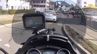 preview picture of video '03.2015 Piaggio MP3 500 Tour Maur - Wald mit GoPro'