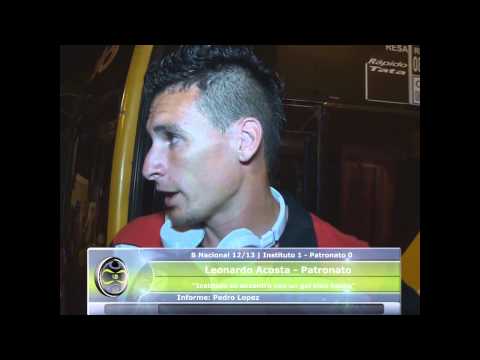 Leonardo Acosta | Fecha 17 - B Nacional 12/13 | Instituto 1 - Patronato 0