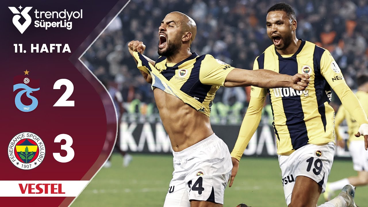 Vestel | Trabzonspor (2-3) Fenerbahçe - Highlights/Özet | Trendyol Süper Lig - 2024/25