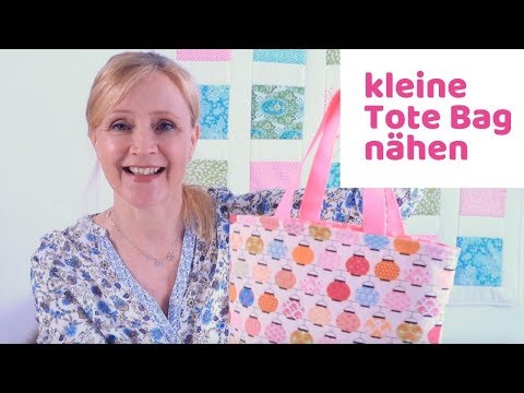 Bag sewing for beginners - Sew a small tote bag | Simple bag sewing instructions