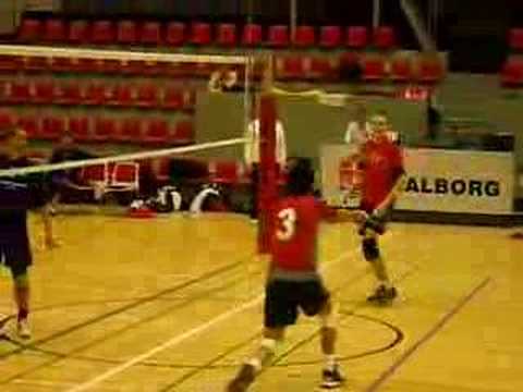 de carolis volleyball action