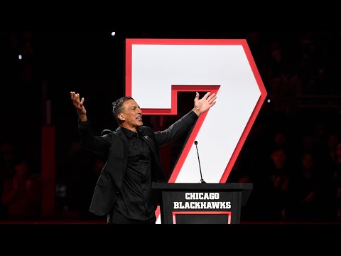 Chris Chelios Jersey Retirement Speech