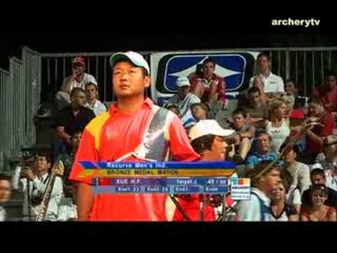 Park K. M. v H. F. Xue – recurve men’s bronze | Boé 2008 Archery World Cup stage 4