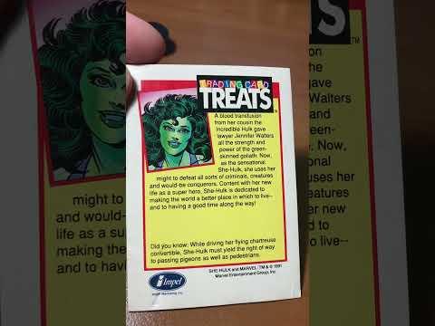 She-Hulk [Tarjeta coleccionable Impel Card de 1991]