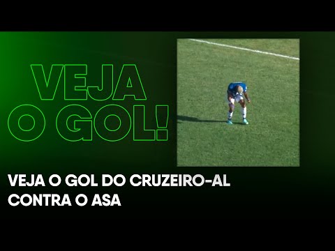 Veja o gol do Cruzeiro-AL contra o ASA pelo Campeonato Alagoano