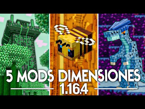 5 DIMENSIONS MODS for MINECRAFT 1.16.4 🐲🦄