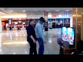 Man's reaction to virtual reality rollercoaster prank ...