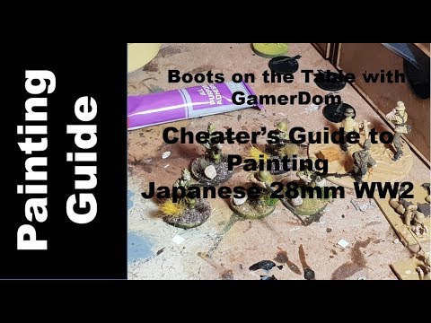 Cheater's Guide to Painting, 28mm Japanese WW2