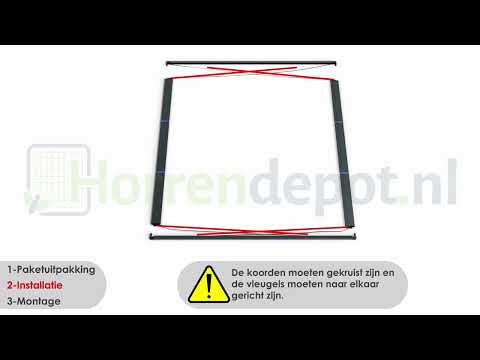 Montage dubbele hordeur video