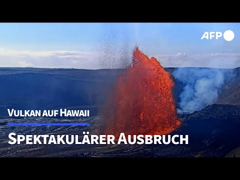 Video Thumbnail: Spektakulärer Vulkanausbruch auf Hawaii | AFP