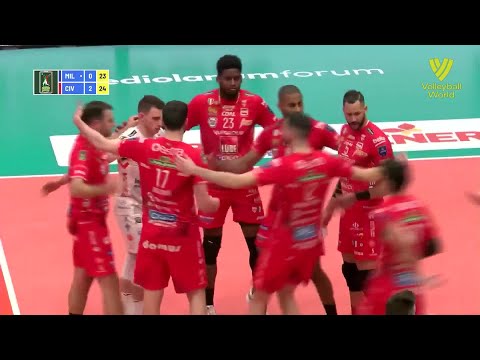 Allianz Milano vs. Cucine Lube Civitanova - FIVB - Super Liga - Match Highlights