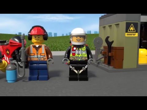 Vidéo LEGO City 60108 : L'unité de secours des pompiers
