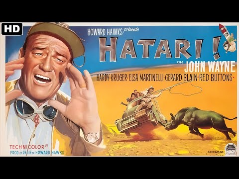 Hatari! 1962 Adventure/Comedy Full Movie Review & Raect | John Wayne, Hardy Krüger, Elsa Martinelli