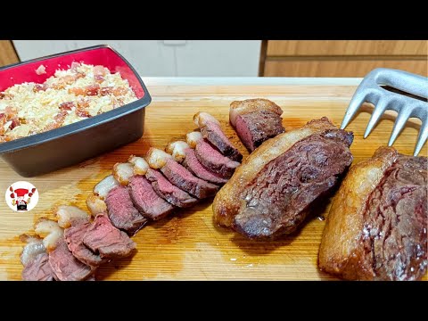 Picanha na Airfryer com Farofa de Bacon Fácil de Fazer Churrasco Perfeito