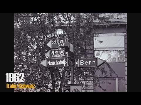 1958: Travel - Italia Riviera/Schweiz. Yverdon Les Bains & ...?