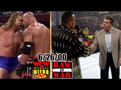 WWF RAW vs. WCW Nitro - June 26, 2000 Full Breakdown - McMahon Goes Home - Goldberg v Duggan - Foley