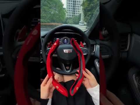 Steering wheel handle cover #car#steeringwheel #goodthing