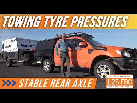 Stabilise your trailer by adjusting towcar tyre pressures