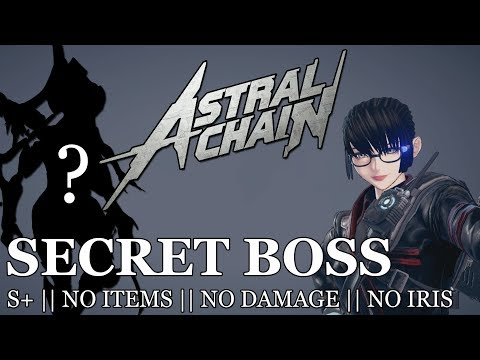 「Astral Chain」Secret Boss [S+] No Damage || No Items || No IRIS (+Diary Entry)