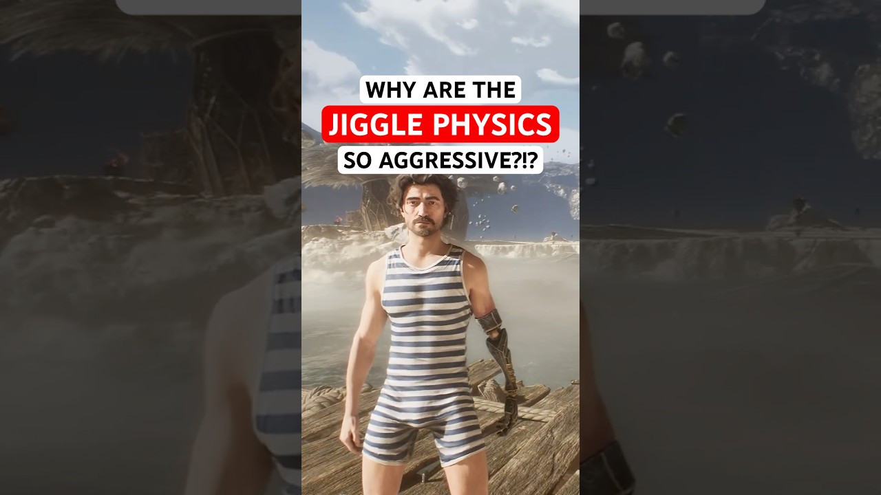 Why are the jiggle physics in Clair Obscur Expedition 33 so aggressive? #clairobscurexpedition33 - YouTube