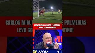 NÃÃÃÃO, CARLOS MIGUEL! FALHA DO GOLEIRO, E PALMEIRAS LEVA GOL DO NOVORIZONTINO NA FINAL DO PAULISTÃO