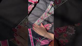 Black Embroidered Lawn Kurta Set - Video 1