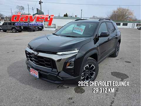 2025 Chevrolet Equinox AWD ACTIV in Black for sale at Davey Auto Sales Oshawa South in Oshawa, ON