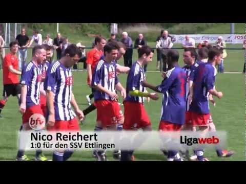 Ligaweb.tv - Das Tor zum 1:0 für den SSV Ettlingen im Derby