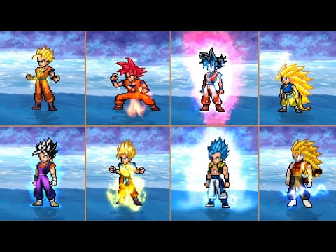 GOKU EVIL TRANSFORM SS GOD (DRAGON BALL MULTIVERSE MUGEN) - O MELHOR CHAR  DE ANOMALIAS (DOWNLOAD) 