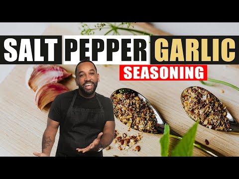 The BEST Homemade  Seasoning Blend! Salt, Pepper, Garlic (SPG) Easy & Flavorful