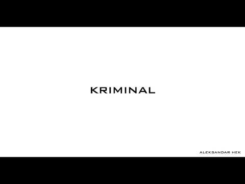 ALEKSANDAR HEK - KRIMINAL
