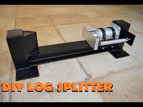 DIY LOG SPLITTER made out of scrap metal